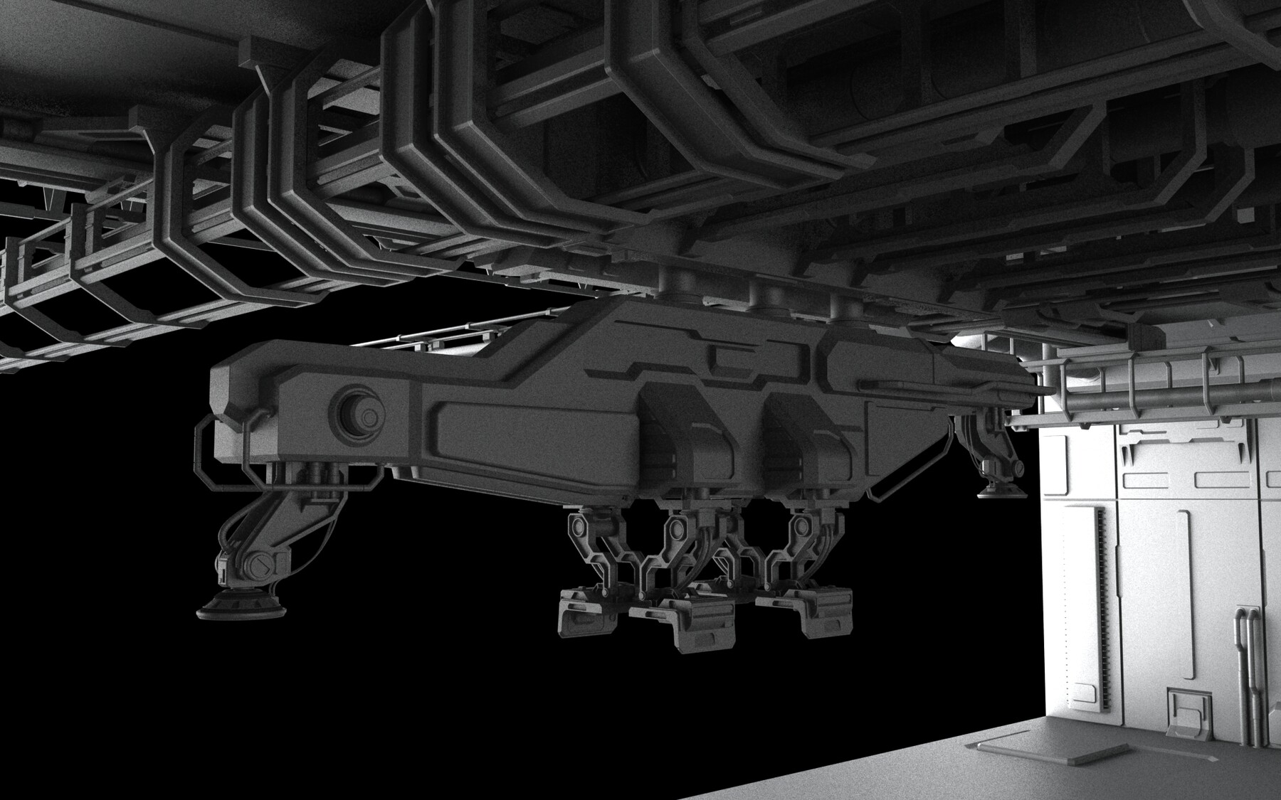 ArtStation - Sci Fi HANGAR 2 | Resources