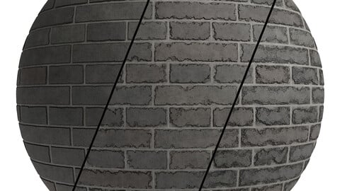Tiles Materials 26- Brick Walls By Edge Damaged | Sbsar Pbr 4k Seamless