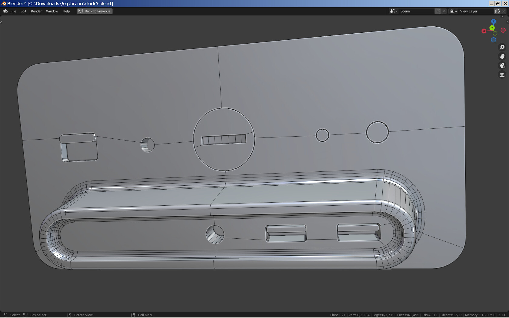 ArtStation - Digital Alarm Clock | Resources