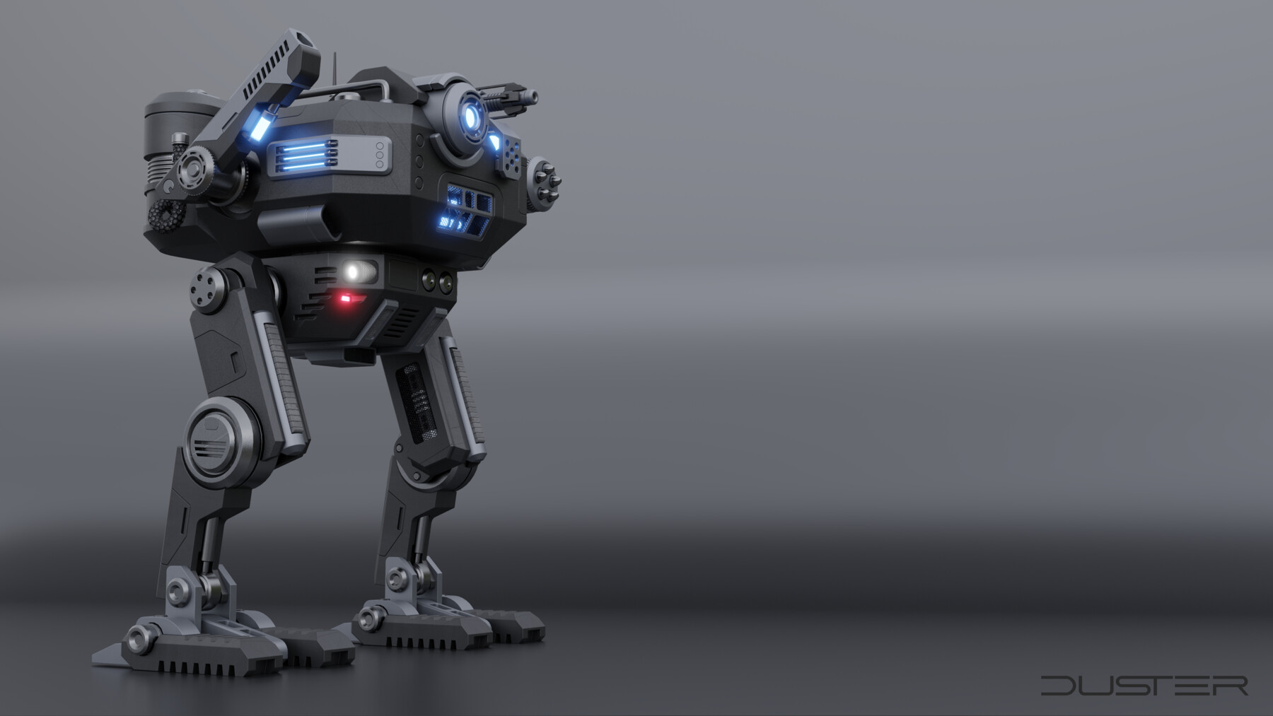 ArtStation - Sci-Fi Mech (with FK rig) | Resources