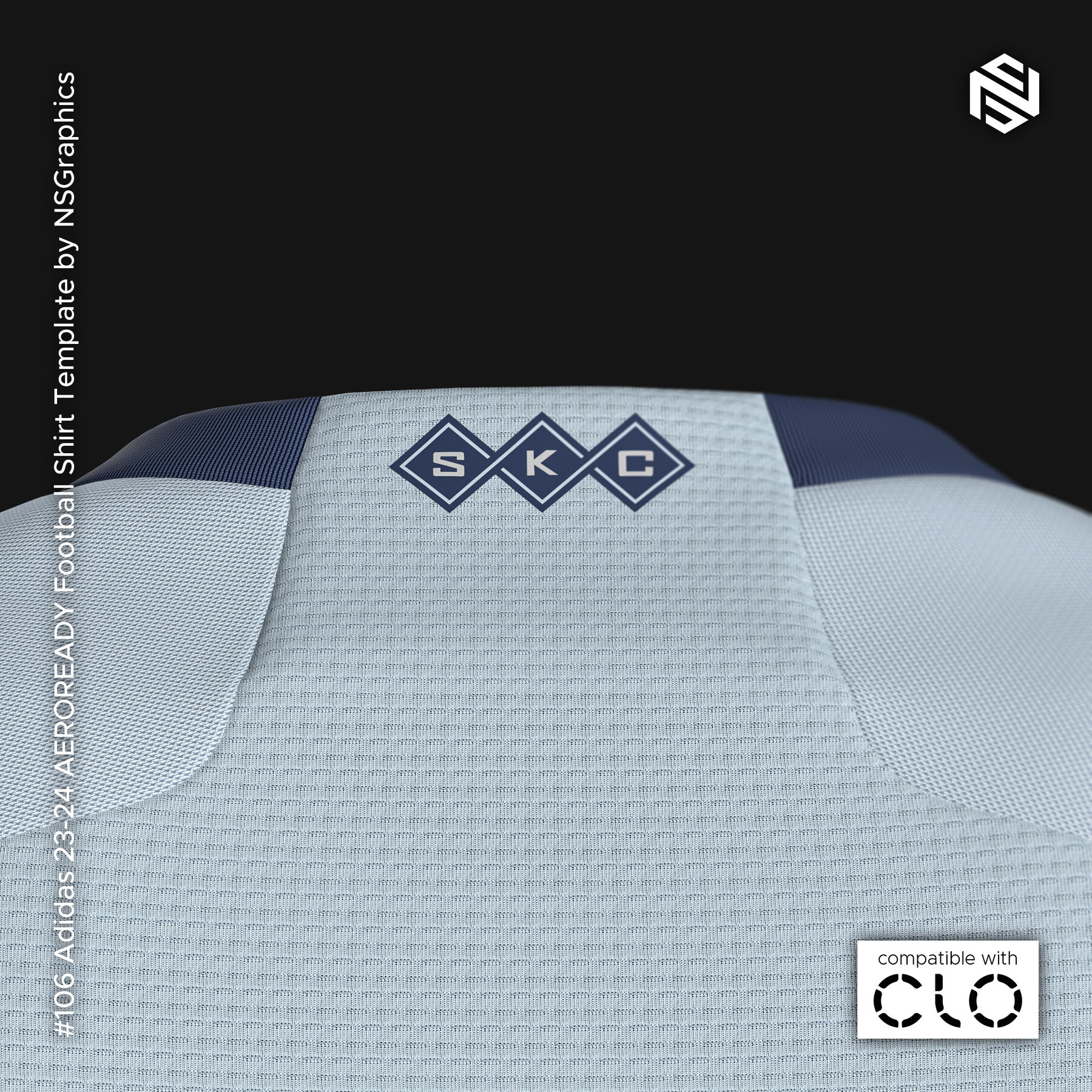 ArtStation - Adidas 23-24 AEROREADY LS Football Shirt Template for CLO 3D &  Marvelous Designer