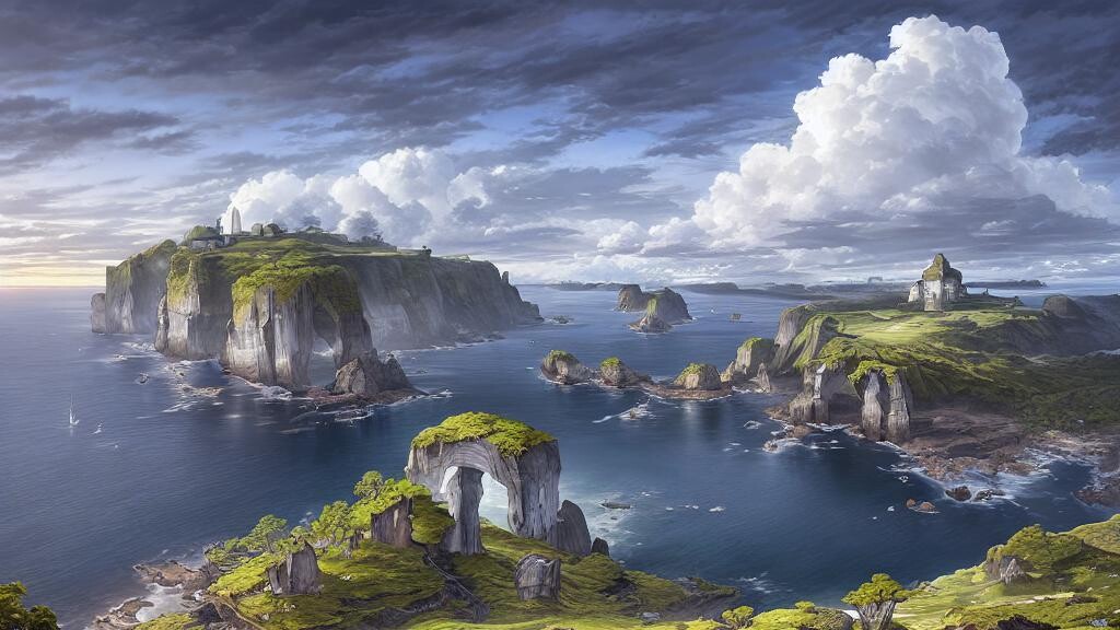 Artstation Background Collection Pact Archipelago Artworks