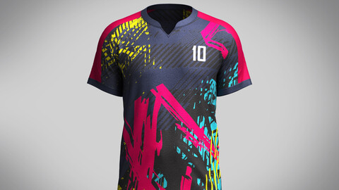 Mens Soccer Multi color Jersey Player-10