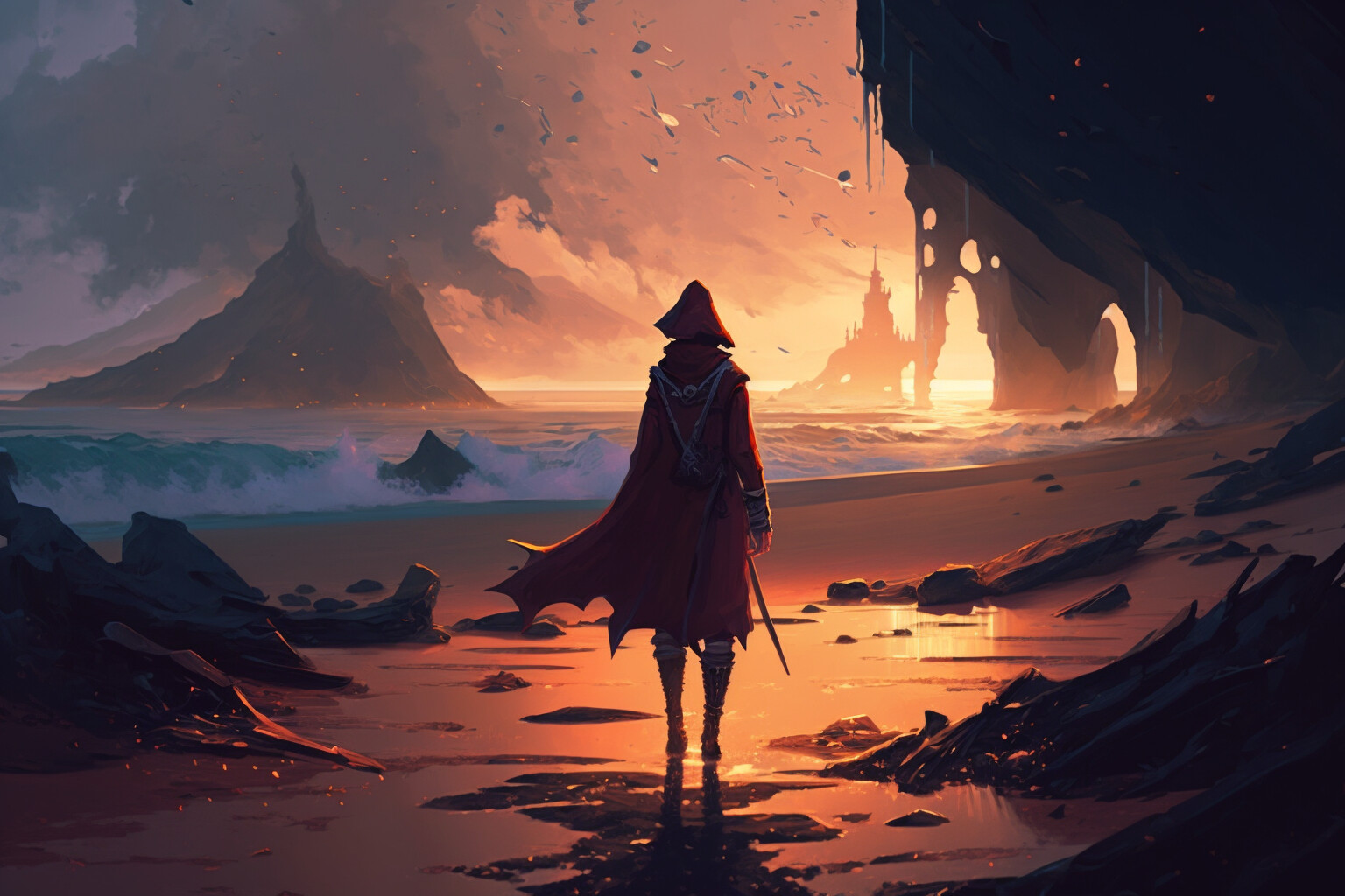 ArtStation - Wandering Pilgrim: Exploring the Beauty and Pain of a ...