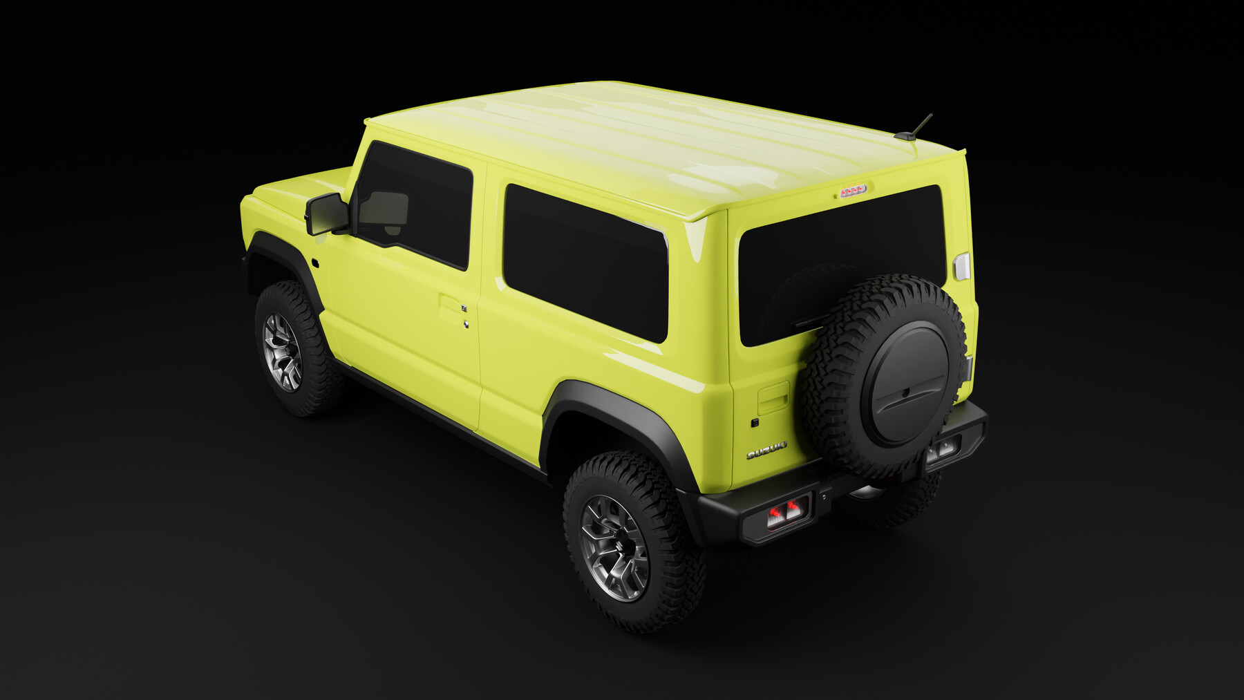 3D car Suzuki Jimny 2023 with textures