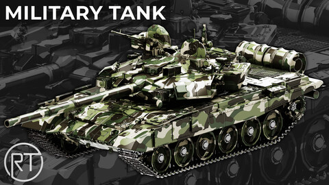 Armored War Machine: The Ultimate Military Tank 3D Model