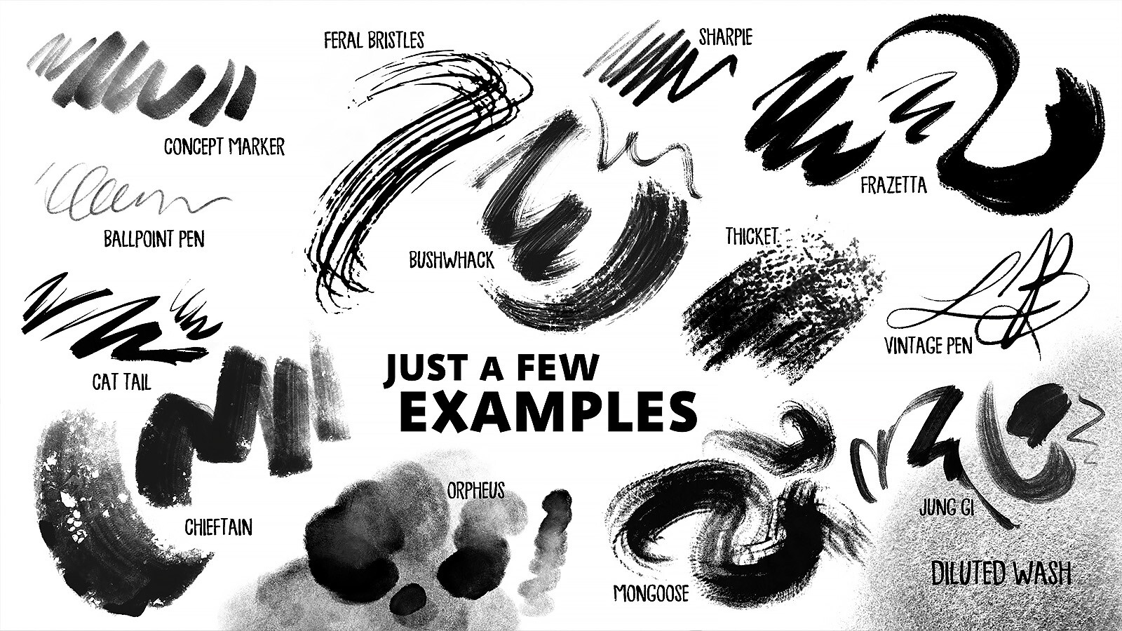 ArtStation - INK Brushes - For Inking & Line Art