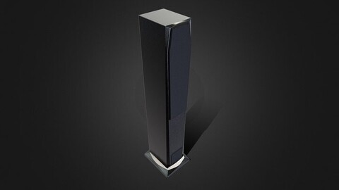 Tower Speaker V01 - Low Poly