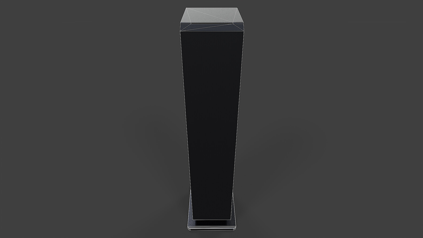 Artstation Tower Speaker V02 Low Poly Game Assets