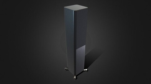 Tower Speaker V03 - Low Poly