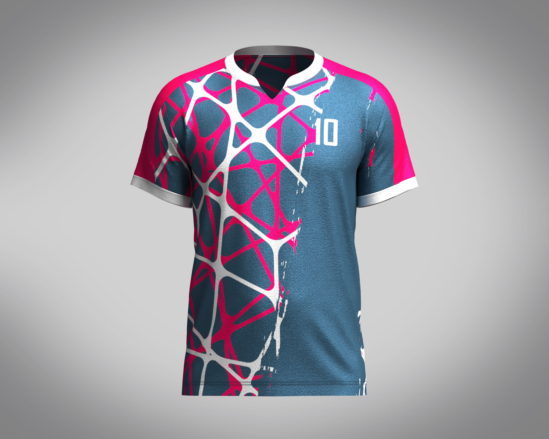 ArtStation Soccer Football Magenta And Yellow Jersey