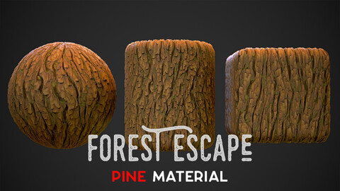 Forest Escape - Pine Wood Material