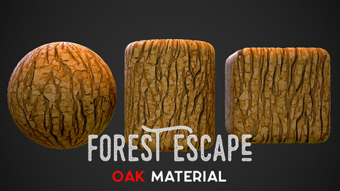 Forest Escape - Oak Wood Material