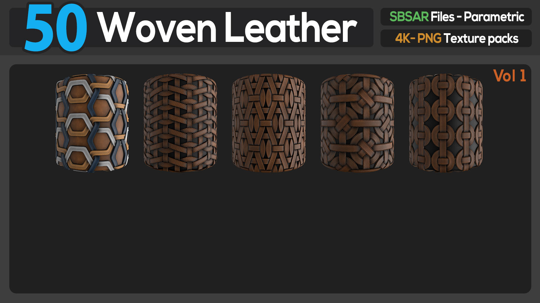 Woven Leather Texture for Art Projects