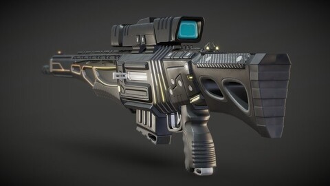 ArtStation - Ravin R500E Sniper CrossBow (Game ready Weapon)