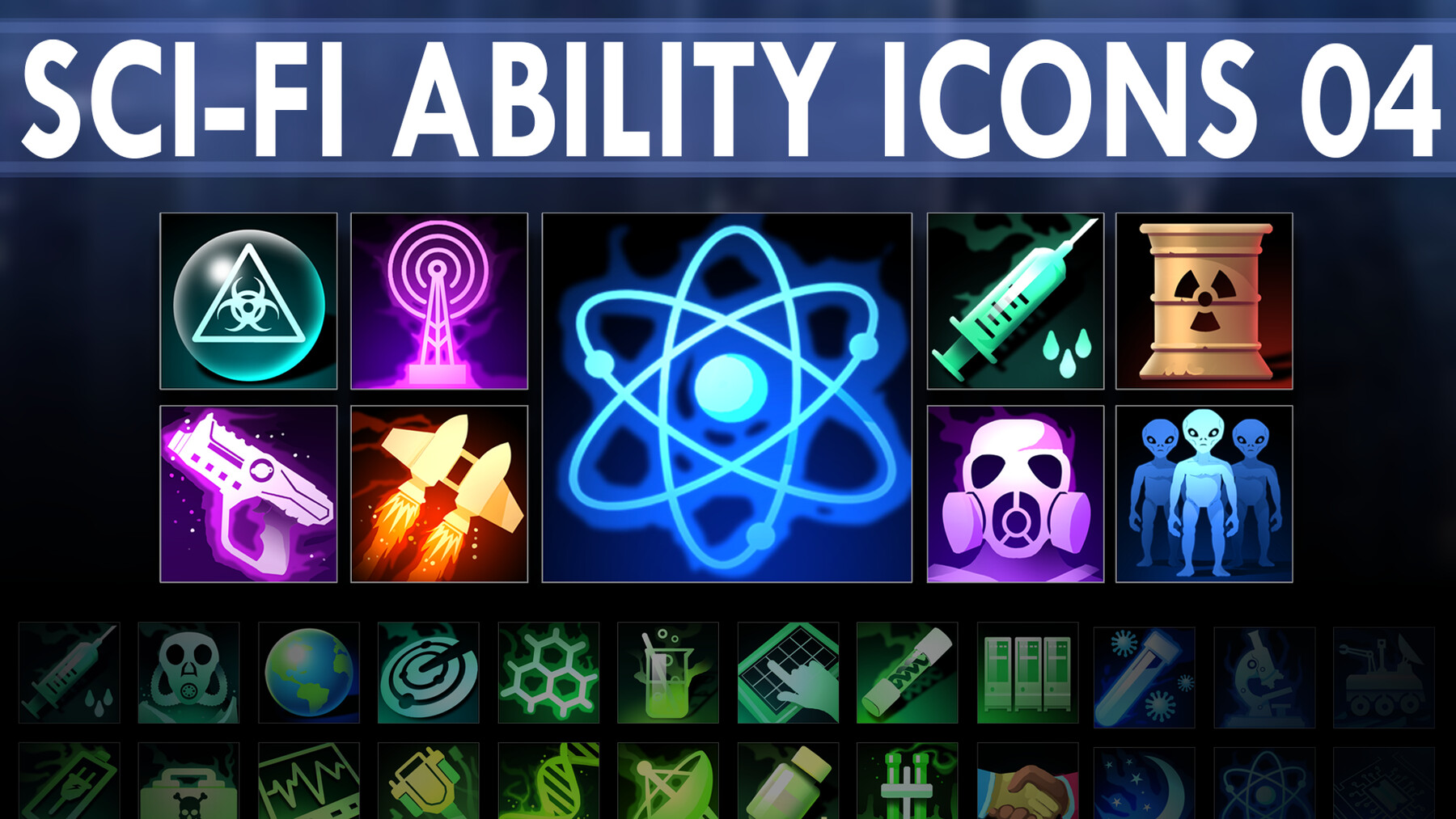 Looking for artist to create 4 ability icons for a cartoon sci-fi