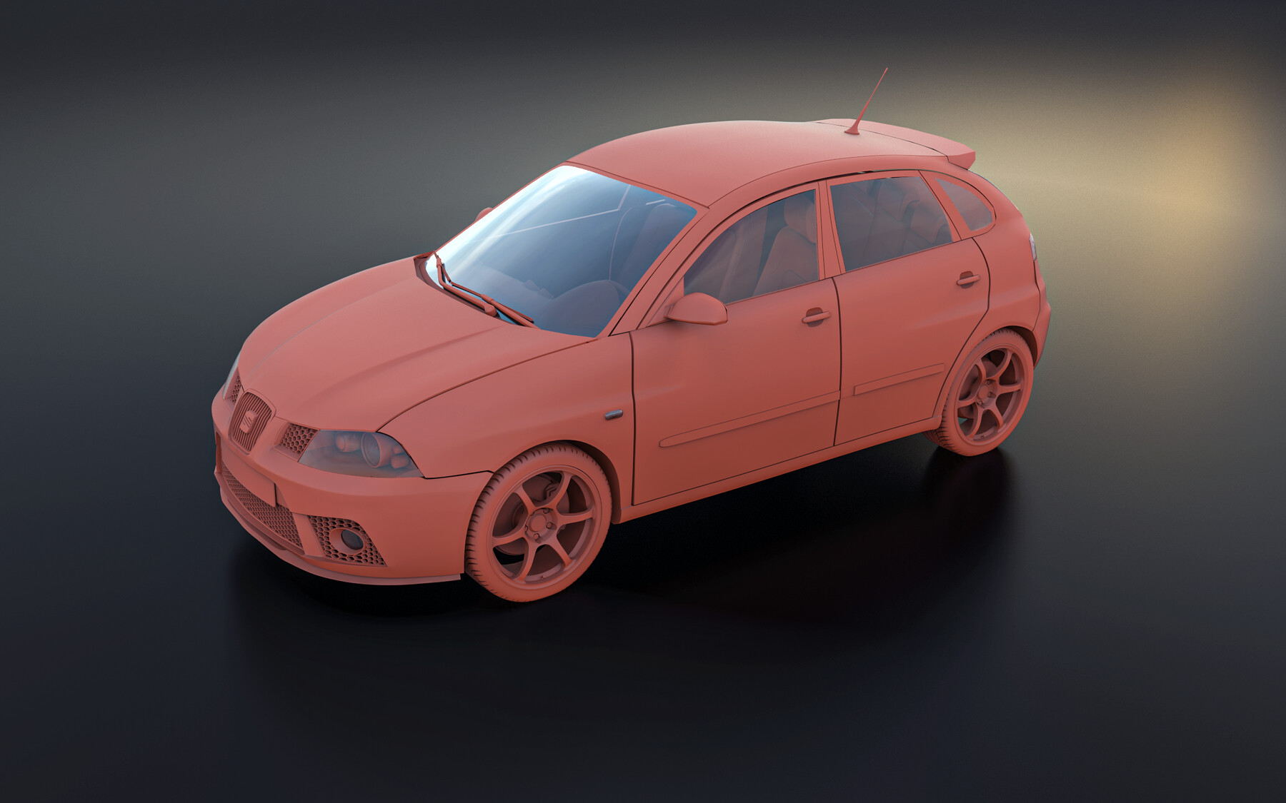 ArtStation - Seat Ibiza 6L - 5-door 3D model