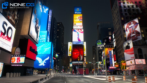 NYC Broadway,7th Av, Times Square