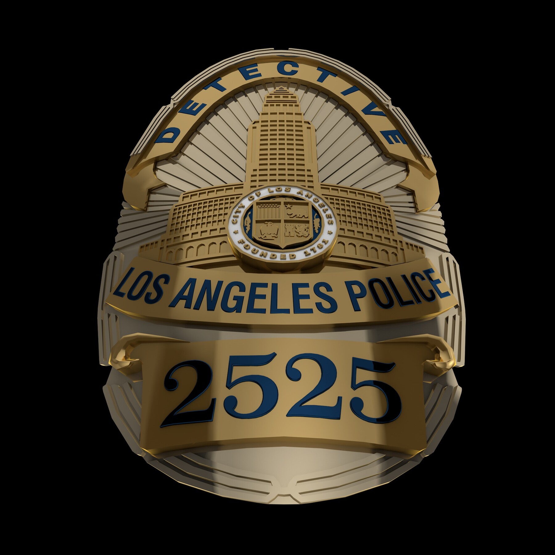 ArtStation - LAPD badge police | Resources