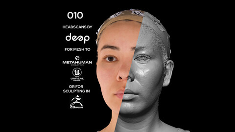 Asian Female 30s head scan 010