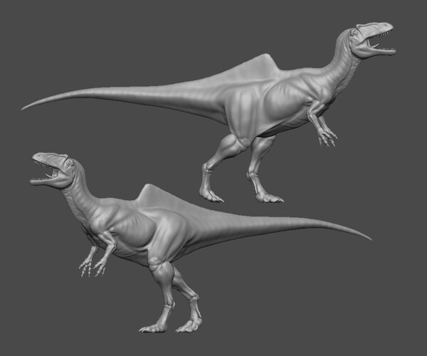 Artstation Dinosaur Pose 12 Resources