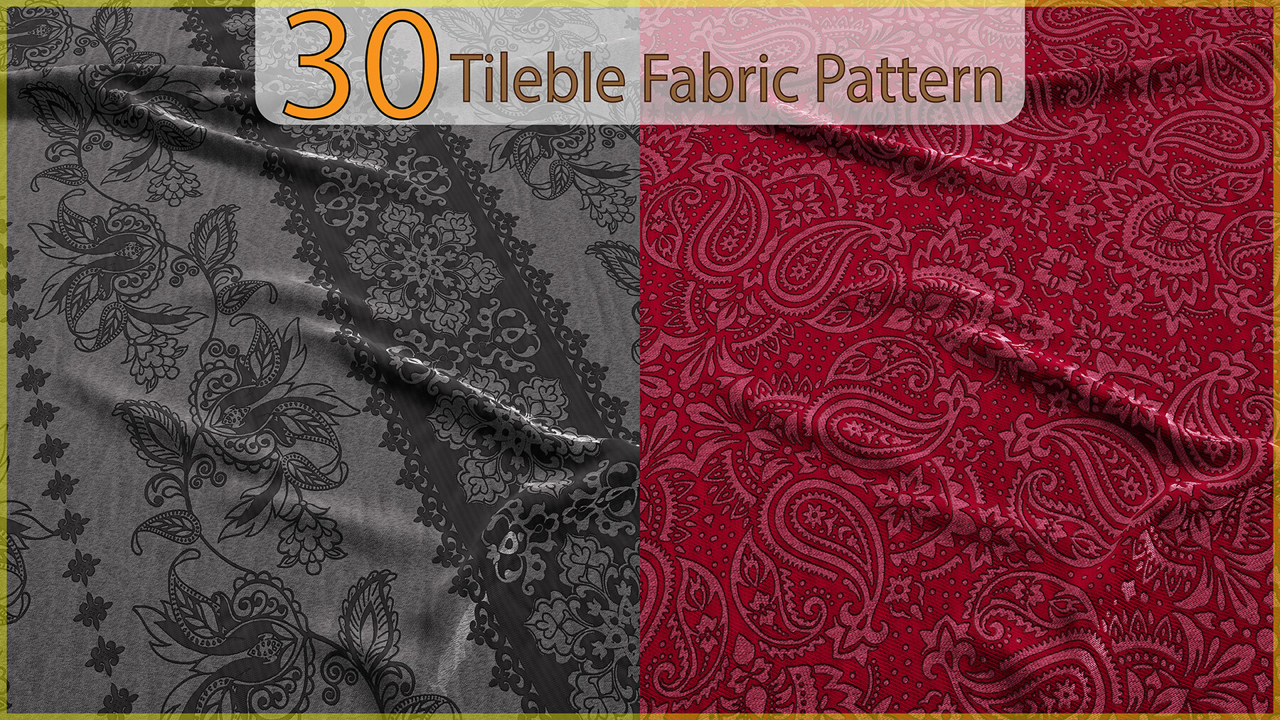 ArtStation - 30 Seamless Jacquard Fabric Material