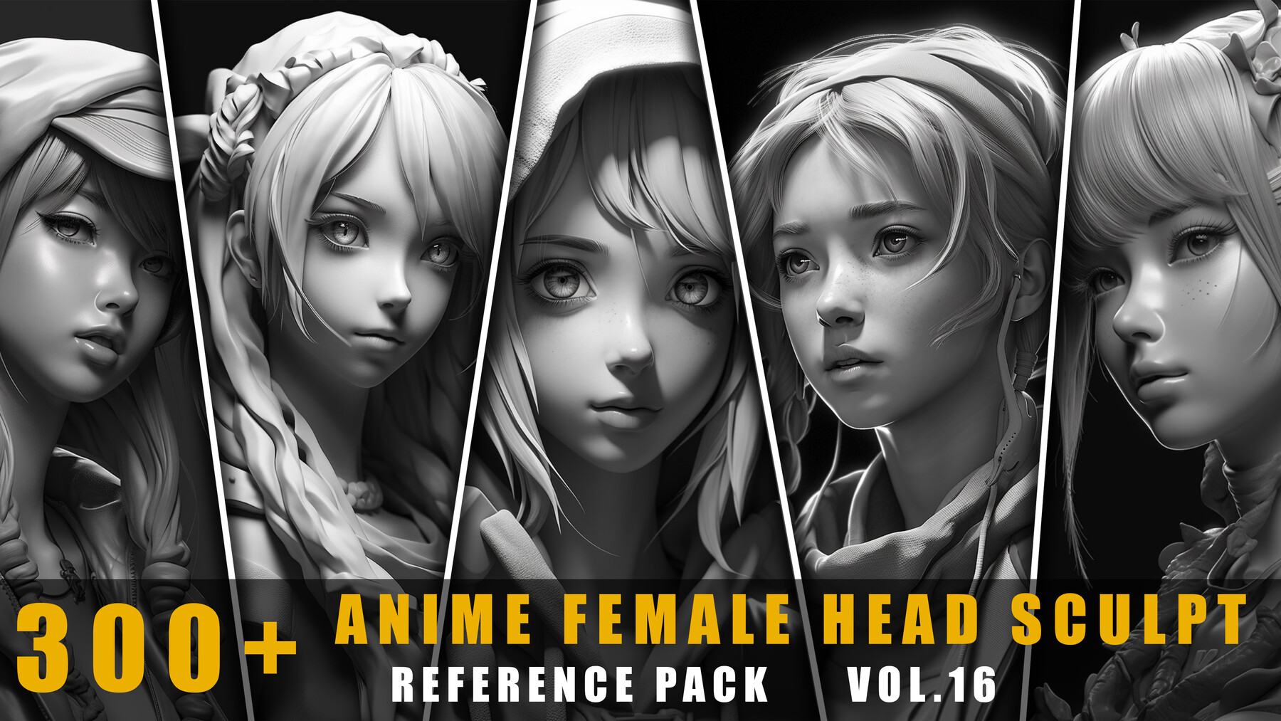 anime style male character head | Stock vector | Colourbox