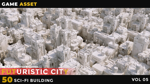 50 SCI-FI BUILDING FUTURISTIC CITY VOL 05