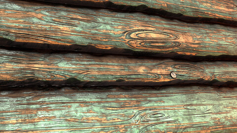 Stylized Wooden Siding