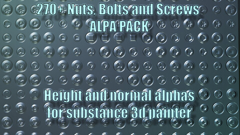 270 Nuts Bolts and Screws ALPHA PACK