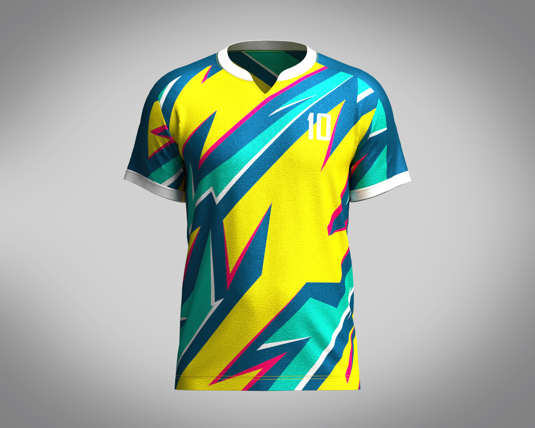 ArtStation - 5 Jersey / Sportwear / sport shirt / CLO3D