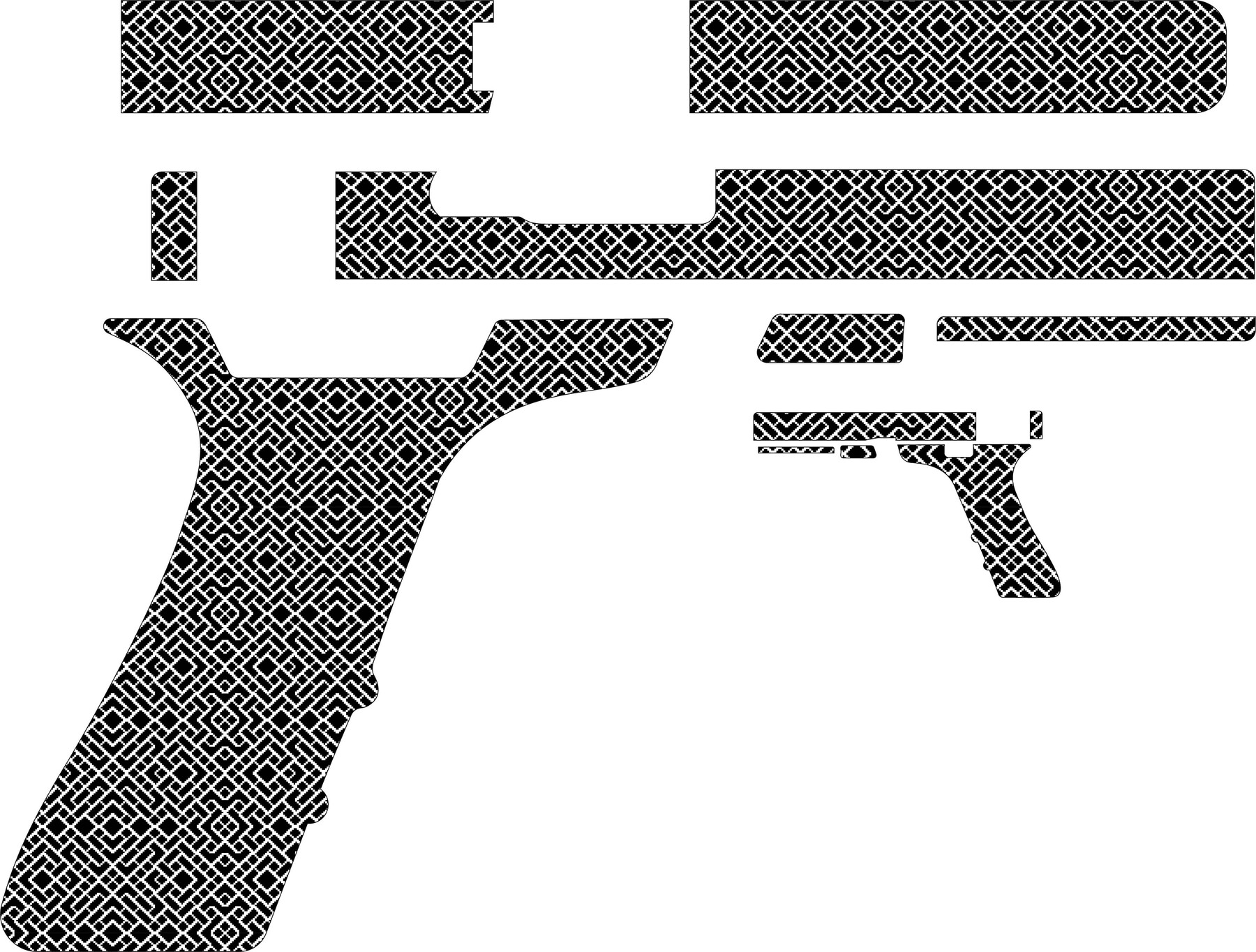 gun text art copy and paste