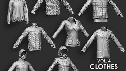 Clothes Collection IMM Brush Pack 8 in One Vol 4