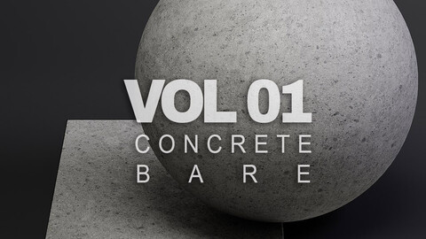 Concrete vol01 Bare 8K Seamless PBR Materials