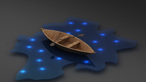 3d boat