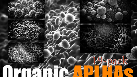 4K Organic surface Alphas (Virus, bacteria, cancer cells, lipid layers) - 16 Alphas