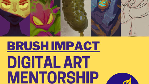 The Brush Impact Digital Painting Mentorship (Photoshop/Procreate/Clip Studio)