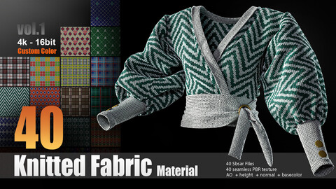 Knitted Fabric Material