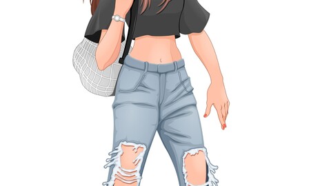 Street Fashion Girl