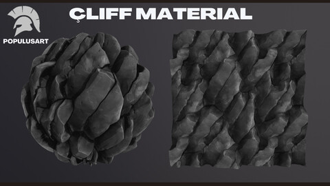 Stylized Cliff Material - Substance Designer