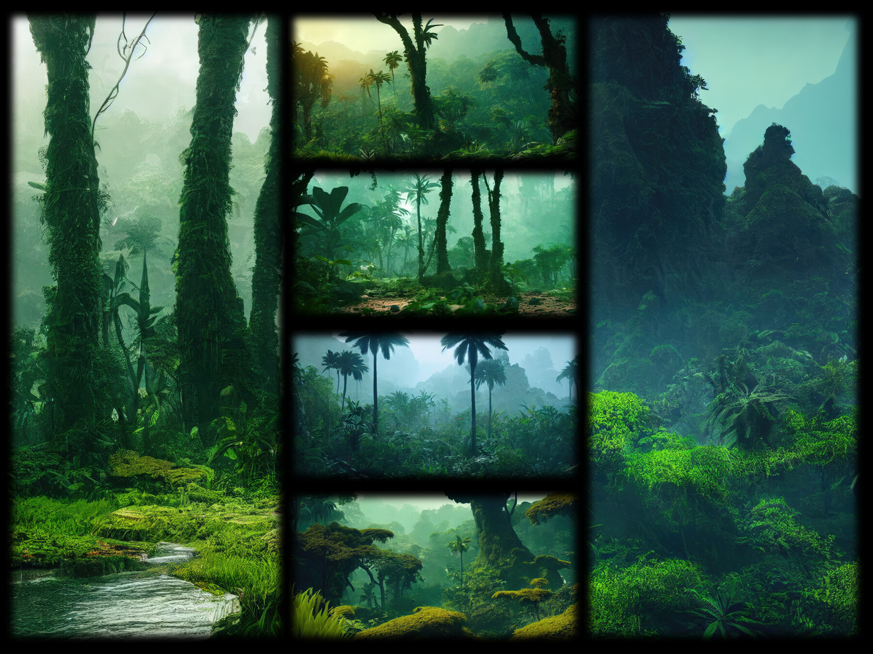 ArtStation - 8k+ Jungle Planet Landscapes - Alien Worlds - Science ...