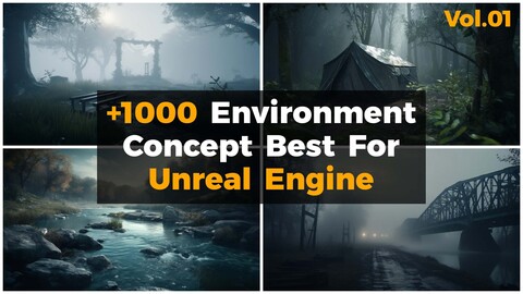 +1000 Environment Concept Best For Unreal Engine (4k)