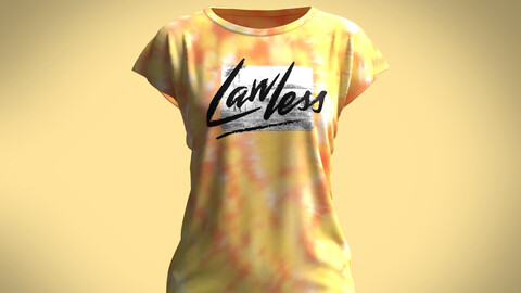 Girls Tops-Lawless Graphic