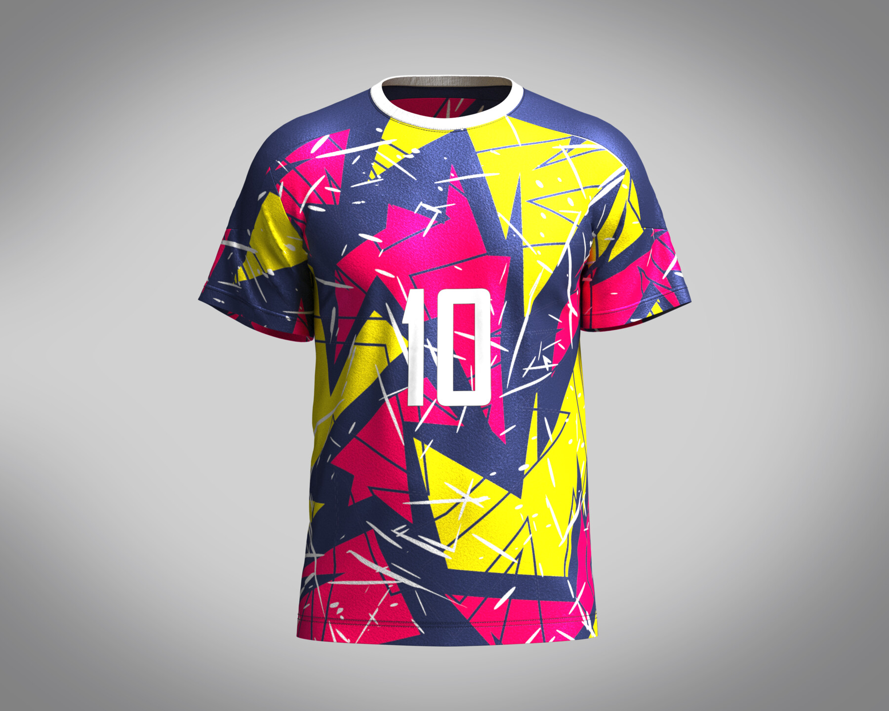 ArtStation - Soccer Jersey Player-10