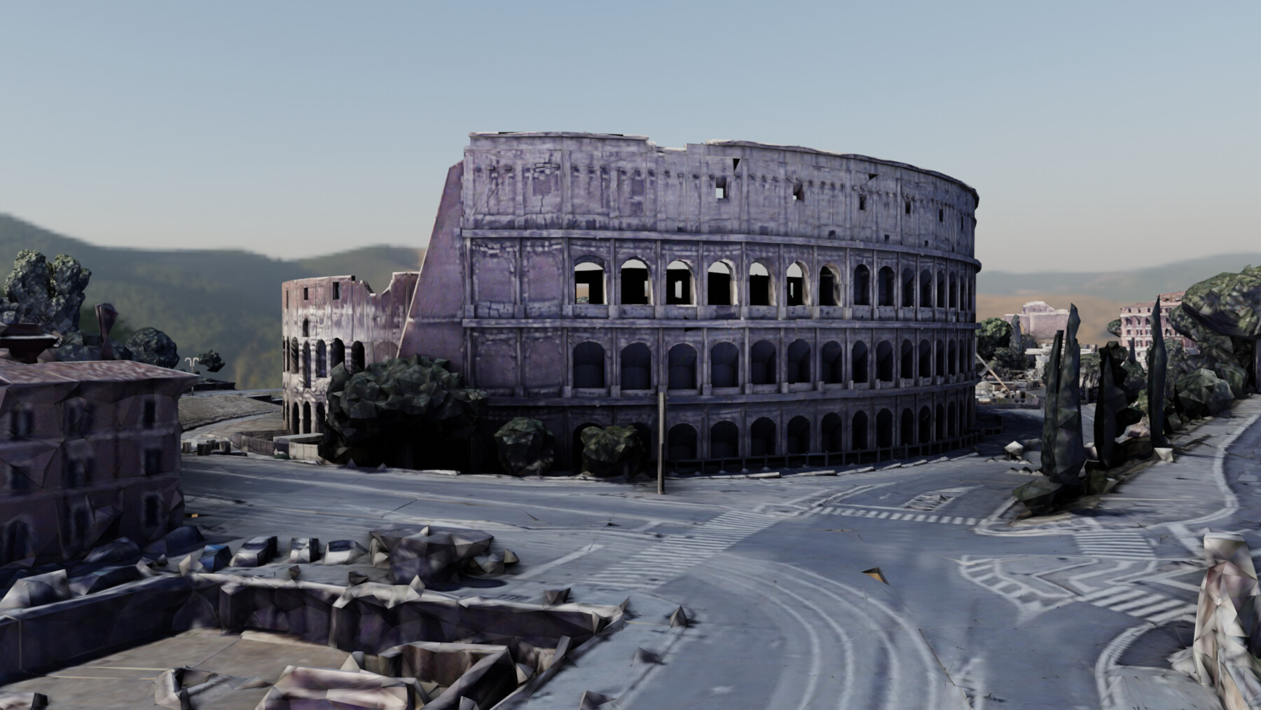 ArtStation - The Colosseum Detailed - Rome 3D model | Game Assets