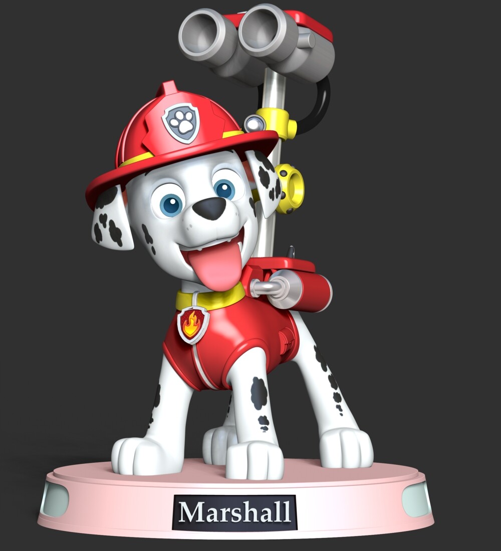 ArtStation - Paw Patrol - Marshall Fire | Resources