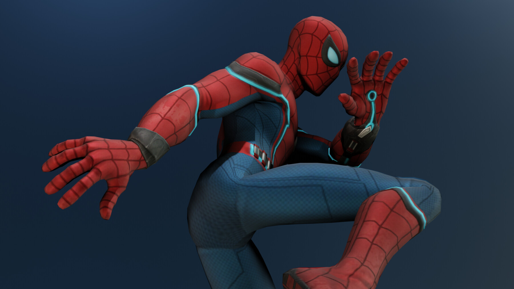 ArtStation - ANIMATED SPIDERMAN - Rigged Game ready Low poly model ...