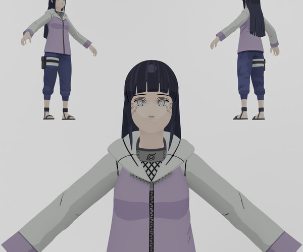 Hina kamisama ni natta hi VRChat 3D model rigged