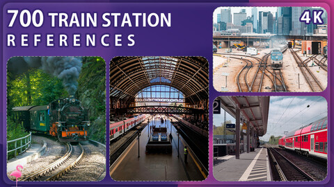 700 Train Station Reference Pack - Vol 1