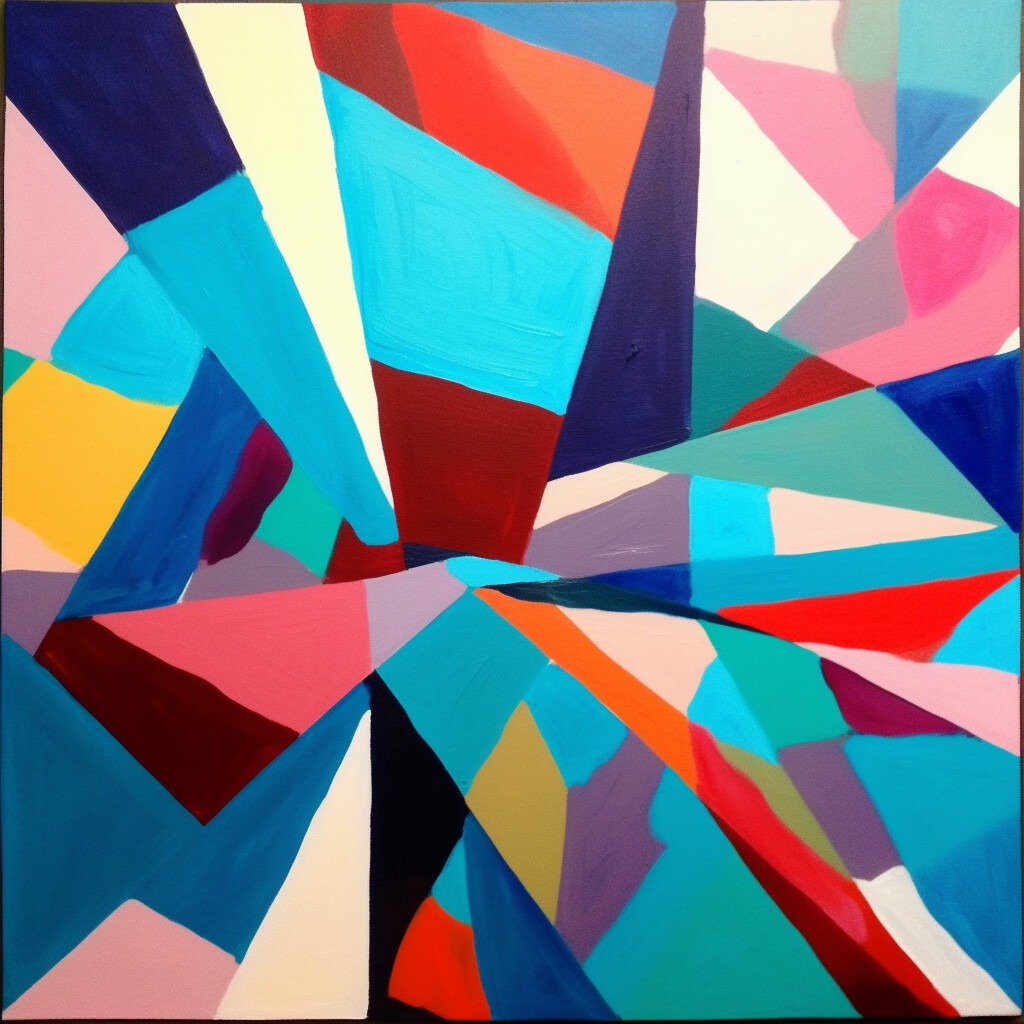 ArtStation - Geometric Tape Arts+Prompt - Midjourney | Artworks